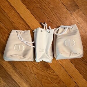Set of 3 Christian Dior pouches